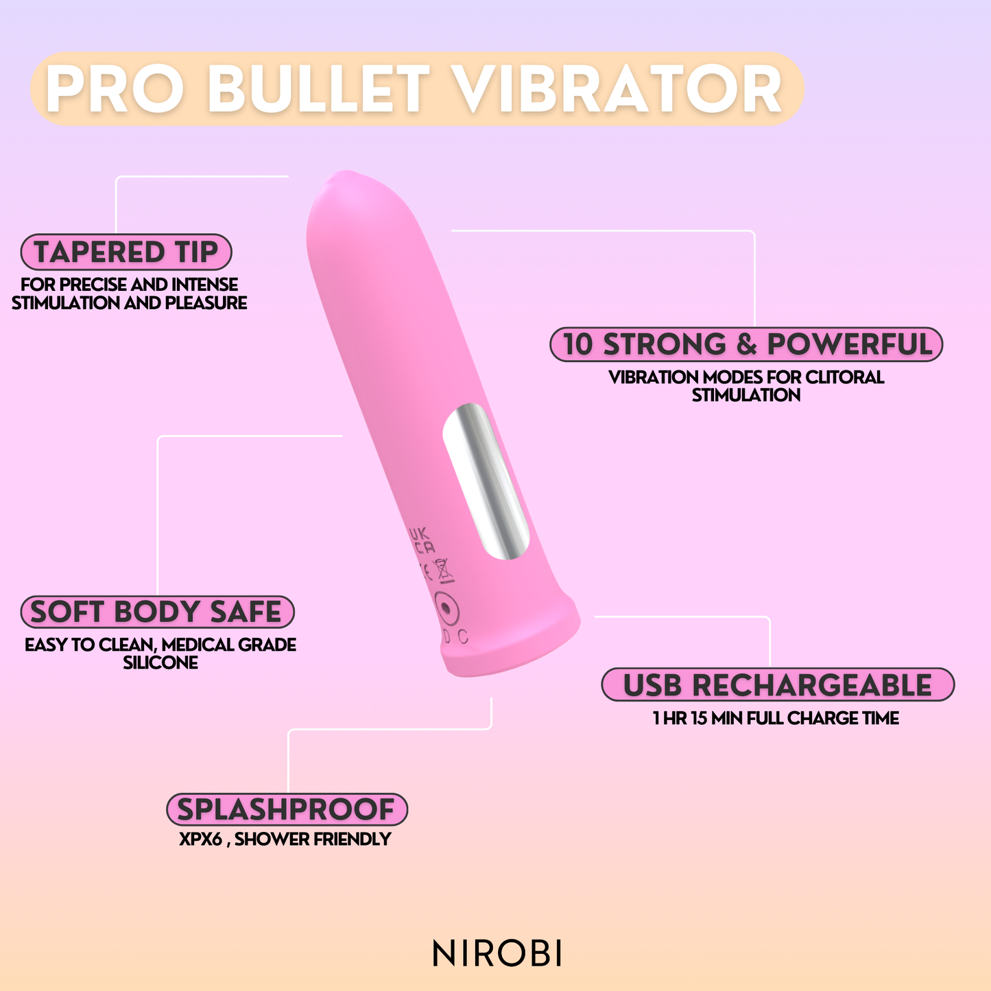 Bullet Vibrator USB