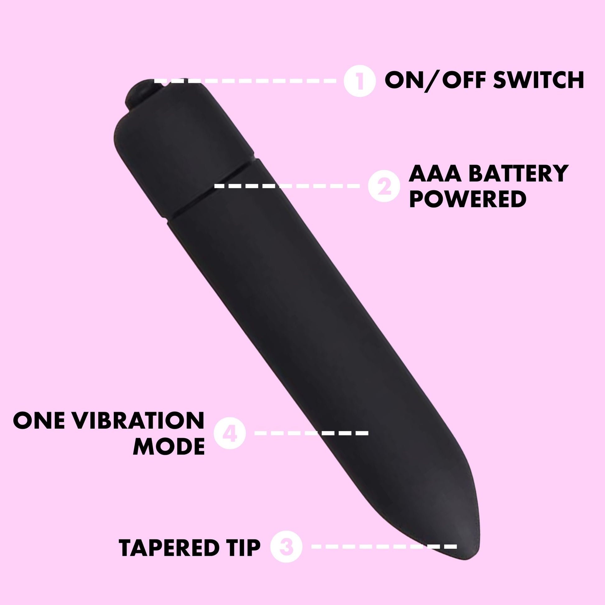 bullet vibrator adult sex toy n the u.k with discreet shipping founded by a female founder. 